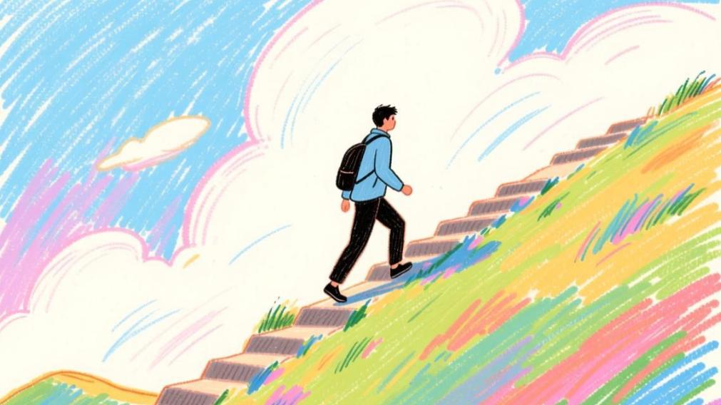 人一旦开始走上坡路，就慢慢变得冷漠，不爱管闲事