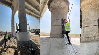 某高速桩基土体掩埋，pst法桩基完整性检测