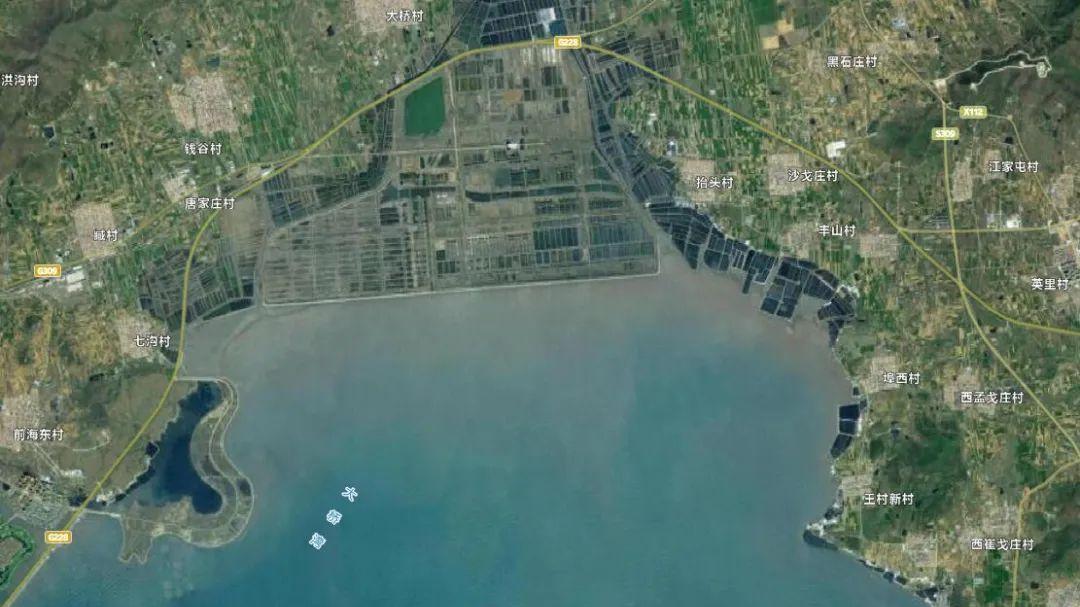 即墨金口镇基础设施提升建设，鳌山湾修复海岸线