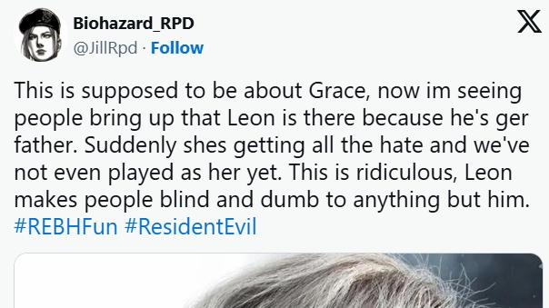 玩家对《生化危机9》里昂作为联合主角的登场有点担忧