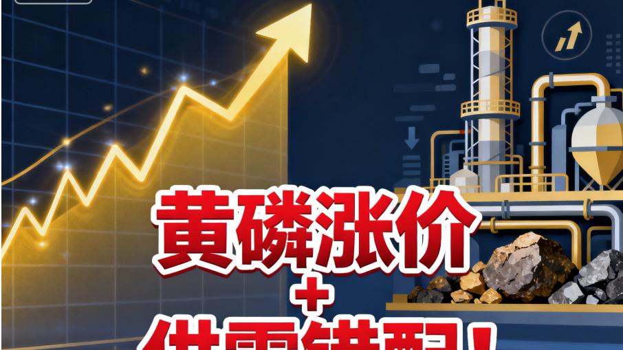 黄磷涨价 + 供需错配！磷化工一体化9大龙头  或复制21年翻倍行情