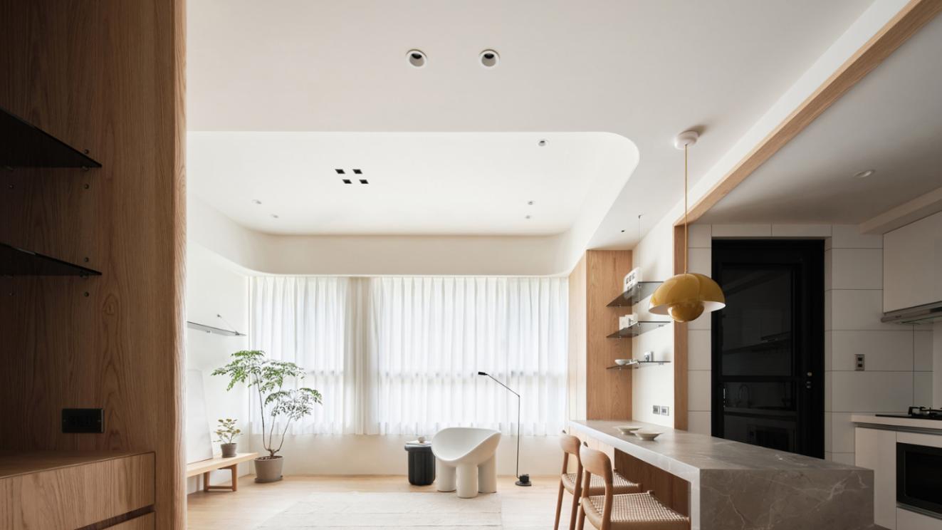 这是我见过算温柔的家！86㎡，没有餐厅，不要沙发，太治愈了