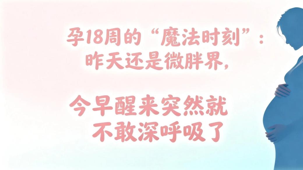 孕18周的“魔法时刻”：昨天还是微胖界，今早醒来突然就不敢深呼吸了