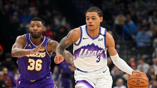 湖人三杀爵士！詹姆斯砍28+7+10 东契奇狂轰45分大三双+5抢断