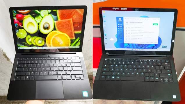 13.3英寸4k触控屏，这款二手雷蛇笔记本电脑，千元价位超实用