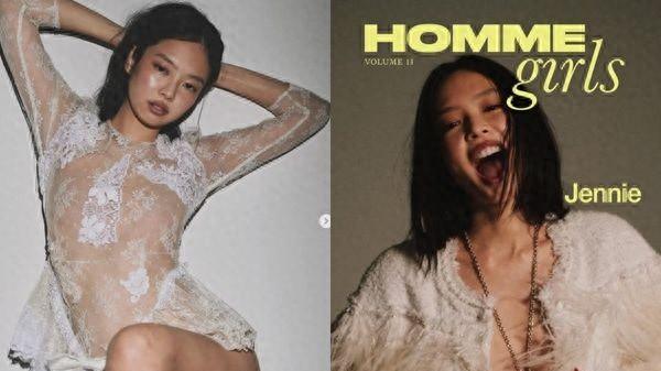 Jennie 上半身仅饰珍珠登封 时尚大片重新定义‘世界级Icon’