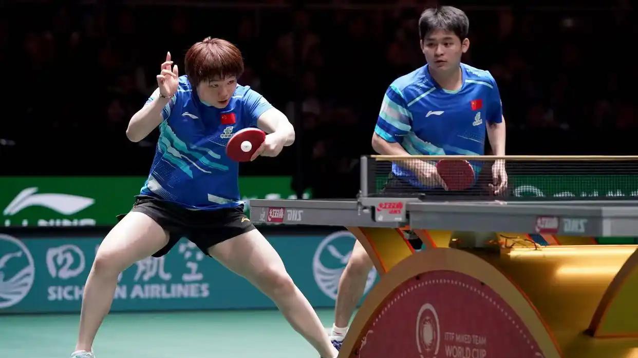 祝贺！混团世界杯国乒陷入苦战，8比4战胜德国队拿到7连胜！