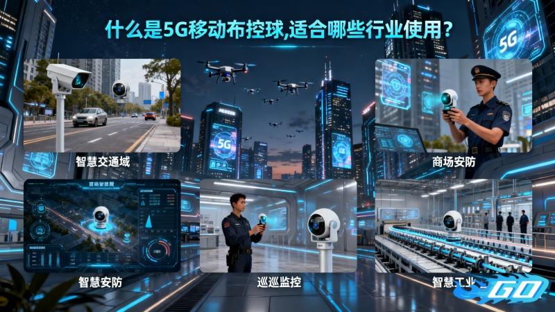 什么是5G移动布控球, 适合哪些行业使用？