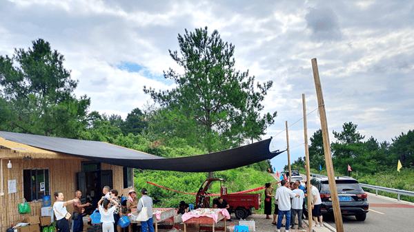涪陵区罗云镇：花堡洞果园双桃成熟 采摘配送两不误