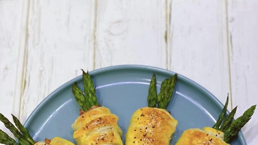 手抓饼的华丽变身：芦笋培根卷的魔法