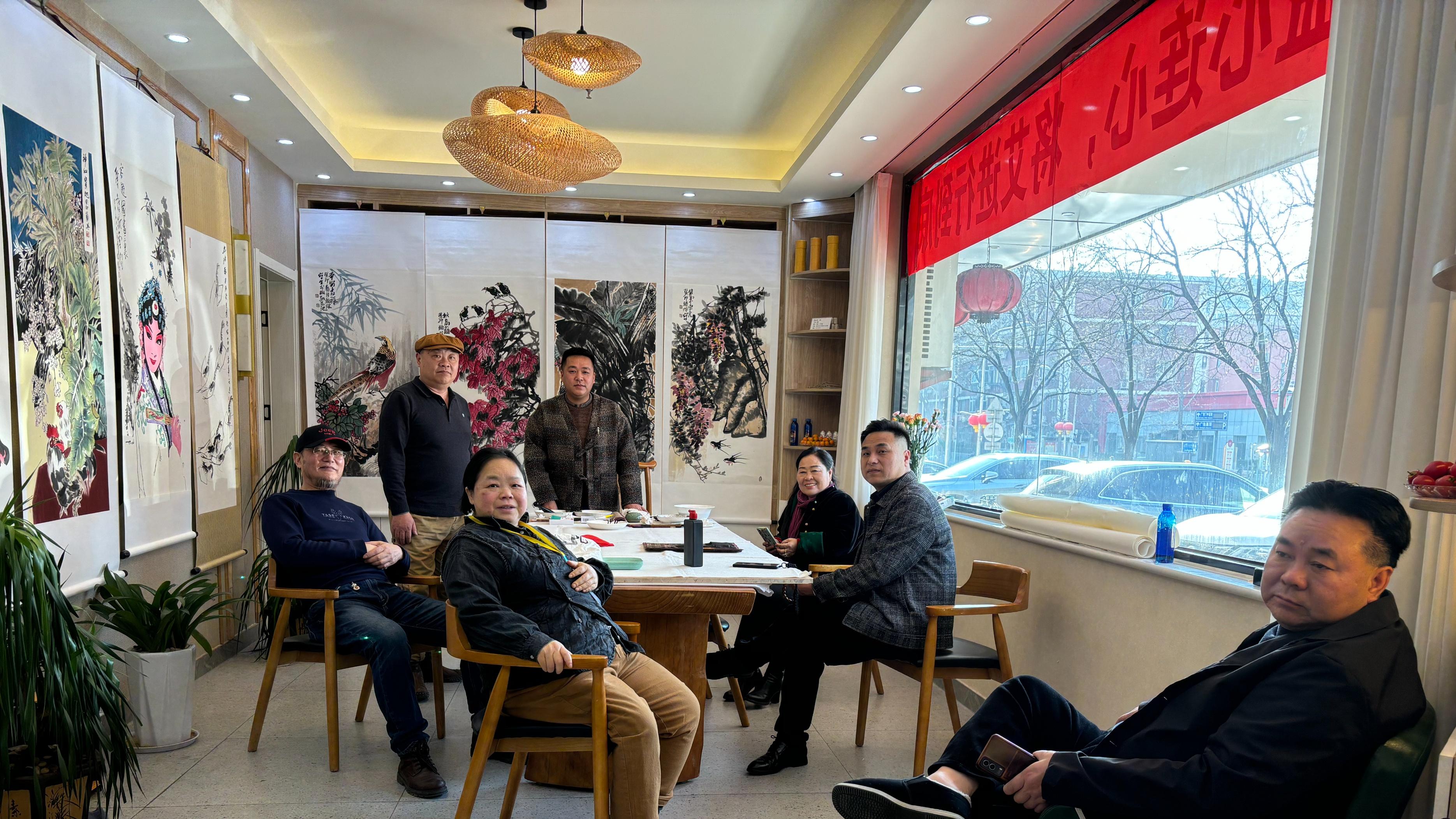 木子悦贡灸堂2025春节书画联谊画展笔会圆满落幕