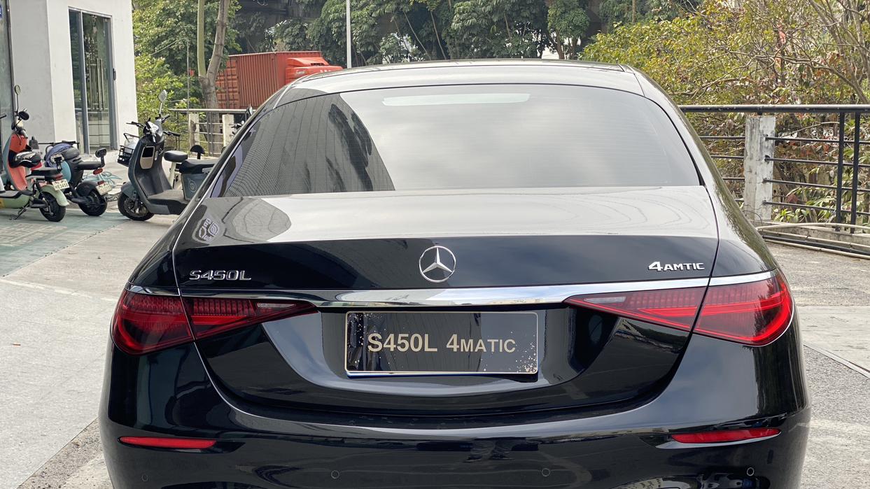 黑武士战袍加身，2021款奔驰S450L，2万公里，89.8万！