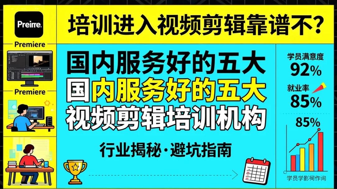 培训进入视频剪辑靠谱不？国内服务好的五大视频剪辑培训机构! !