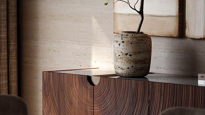 VISN「涟漪艺术雕刻柜」：将梵高的星空漩涡，珍藏于家