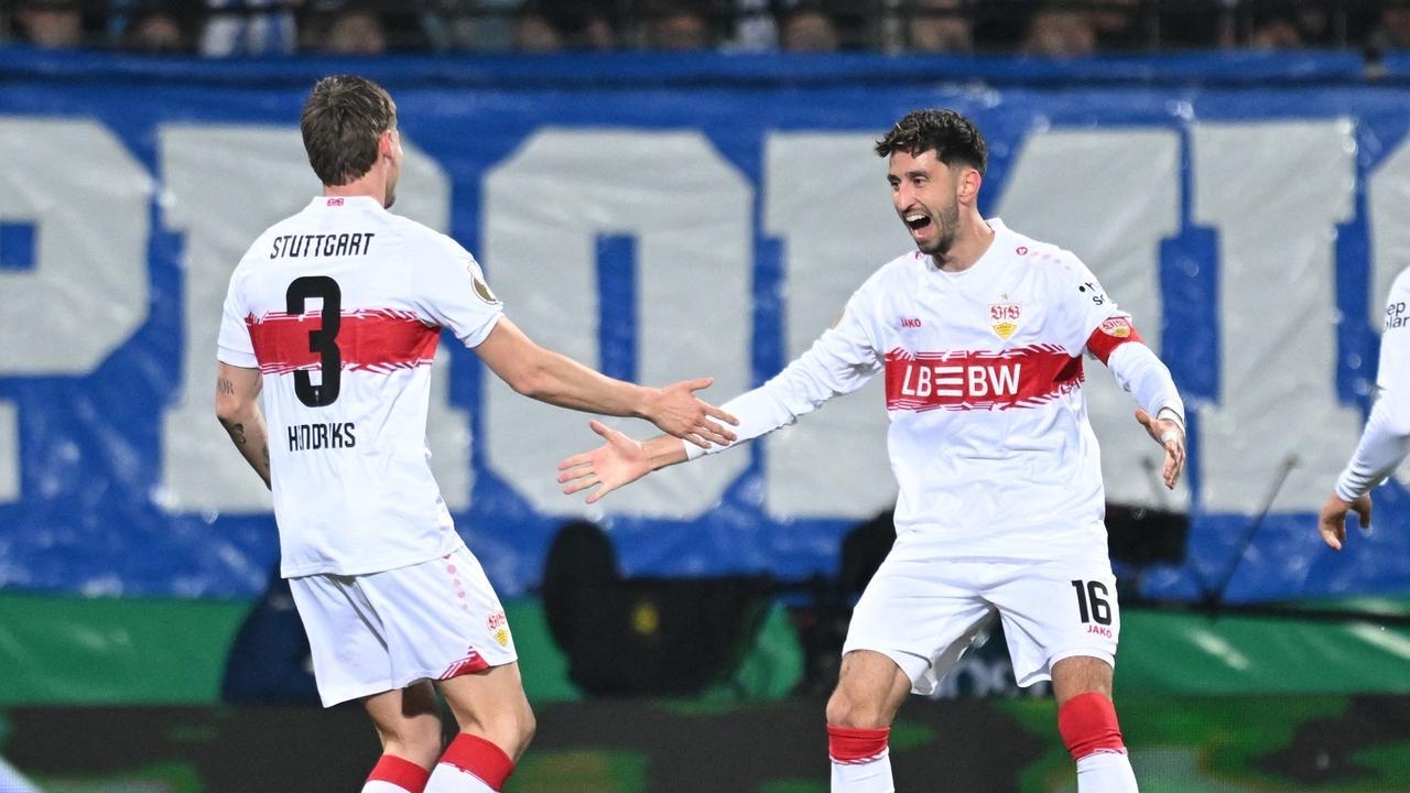 德国杯2-0，斯图加特完胜晋级，29岁昂达夫利剑出鞘