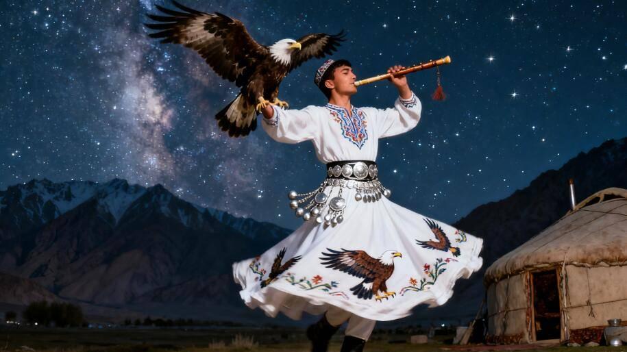 帕米尔星夜：鹰族的银河与星光