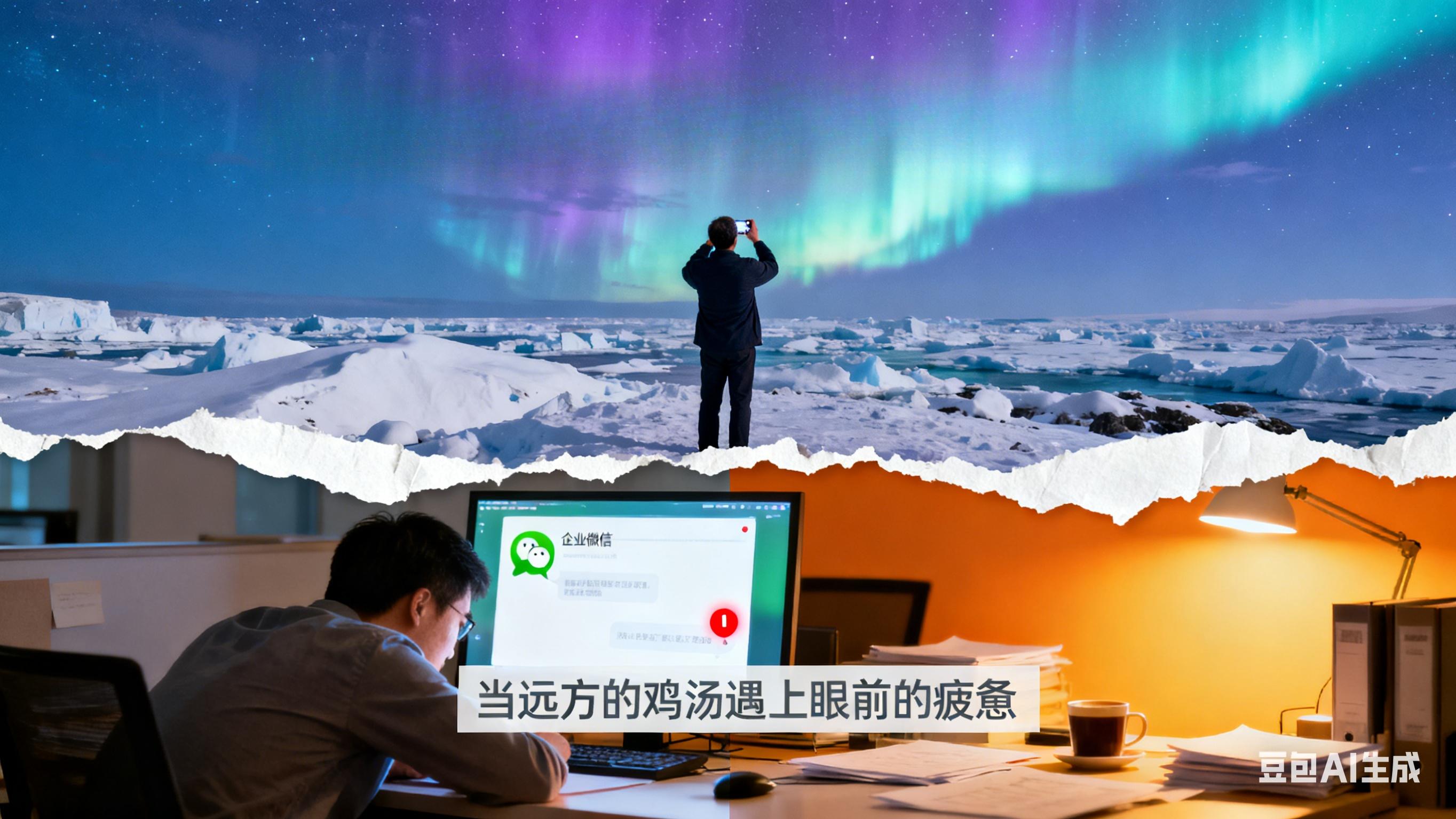 南极来信与加班灯火