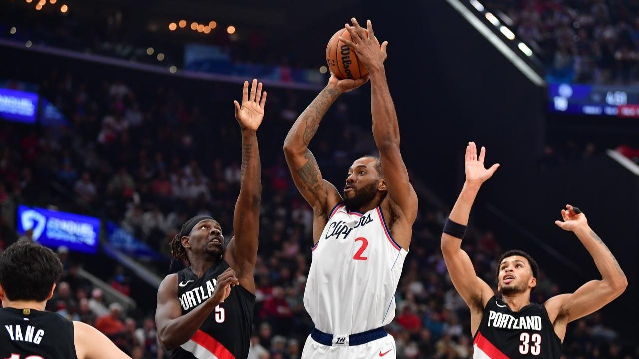 杨瀚森2分，伦纳德30+10，哈登20分13助攻，快船114-107胜开拓者