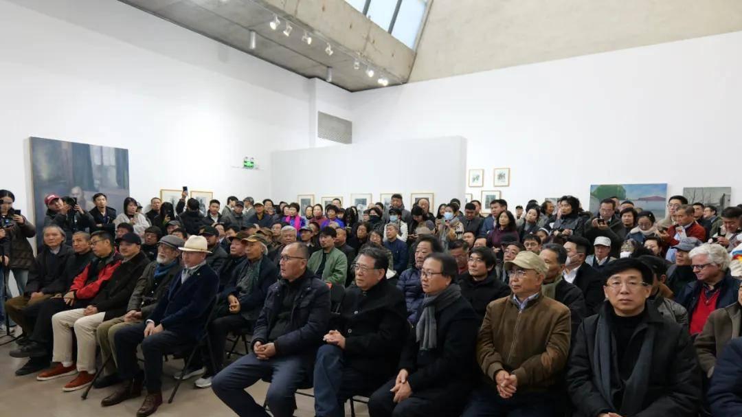 “精神的折射——柯西格巴图油画作品展”在北京云上美术馆开幕