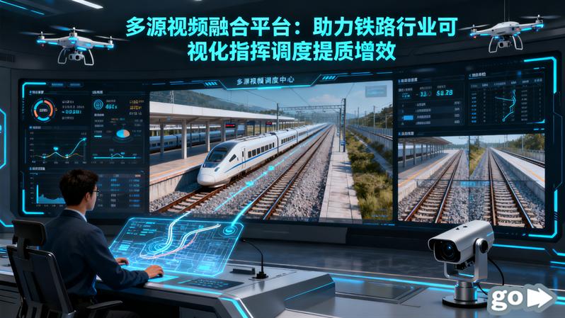 多源视频融合平台：助力铁路行业可视化指挥调度提质增效