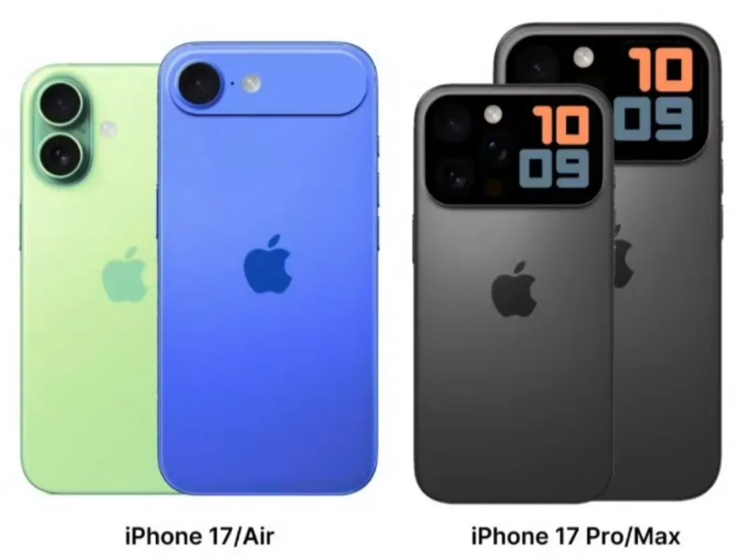 iPhone17系列模型机曝光！四款新机+三种造型，外观进一步确认！