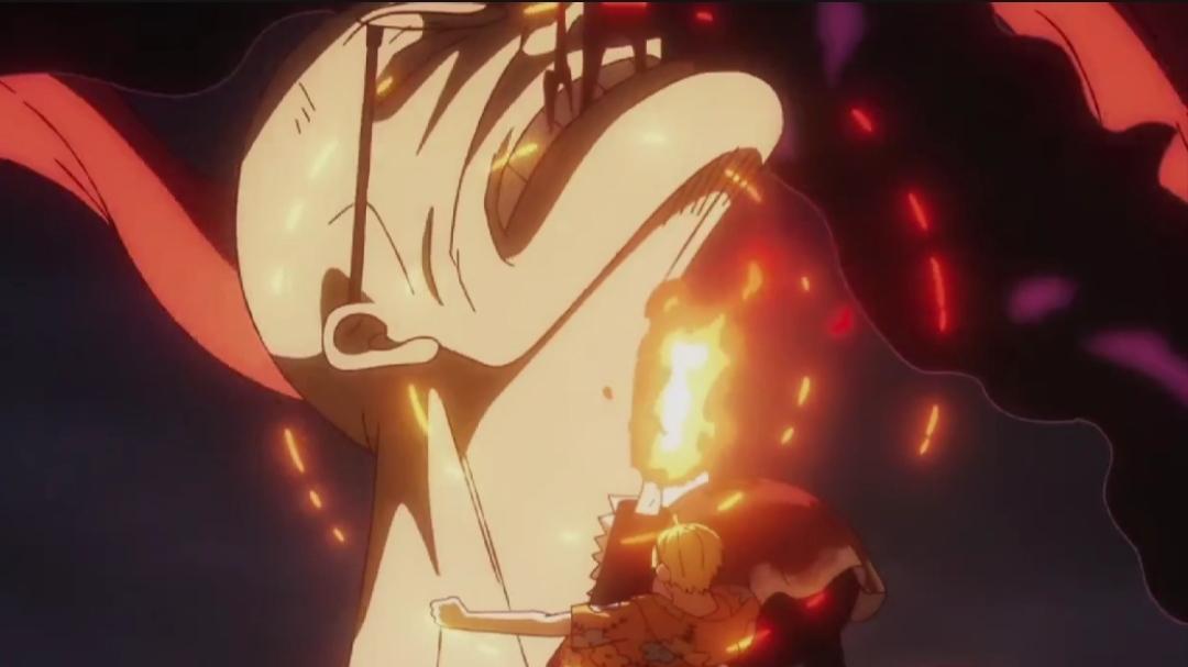 海贼王1147话动画，五老星杀向波妮罗宾，山治一脚踢飞五老星马骨