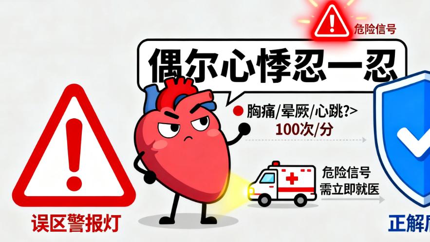 认知误区及正解——心慌心悸≠心脏病？揭开心律感受异常的迷雾