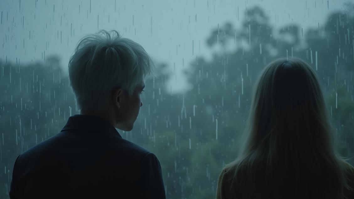 当爱意碎成玻璃上的雨