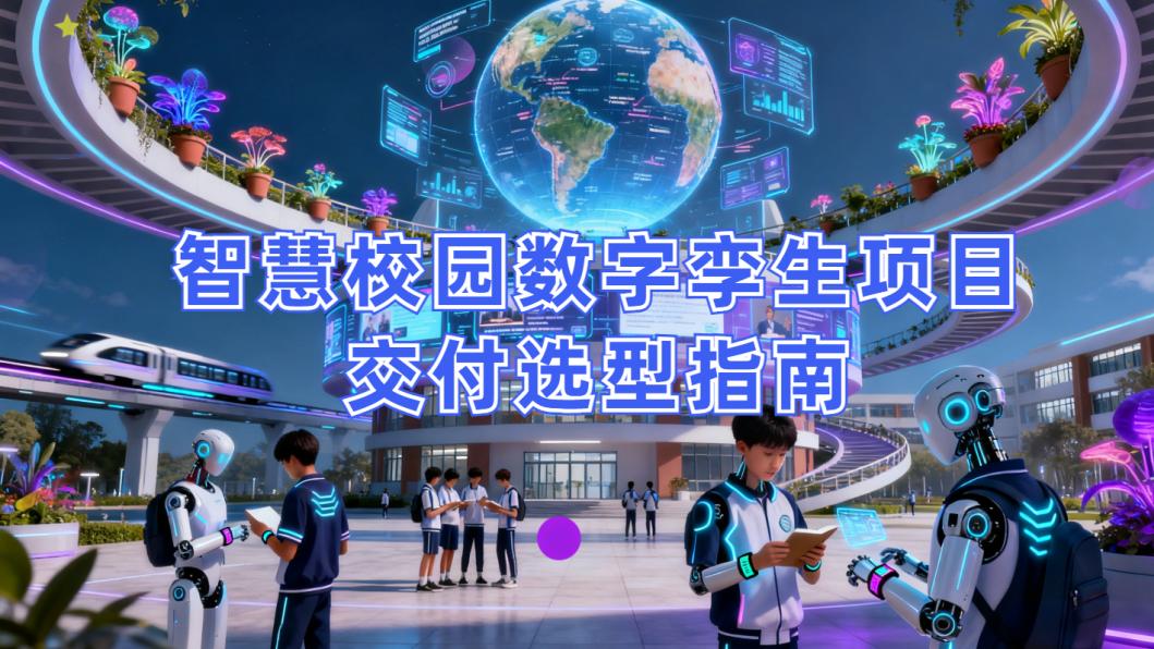 智慧校园数字孪生选型指南：选对平台做好交付，从平台适配到交付落地的全流程解决方案