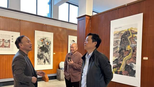 李佰虎携丹青盛境耀甬城：笔铸千年墨韵，心绘时代华章