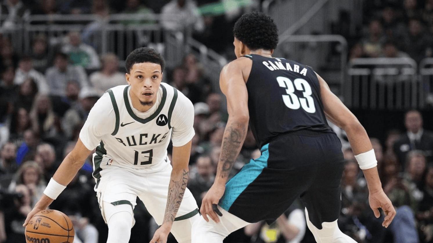 NBA常规赛：杨瀚森上场仅2分钟未得分，格兰特35分4篮板4助攻，成头号功臣