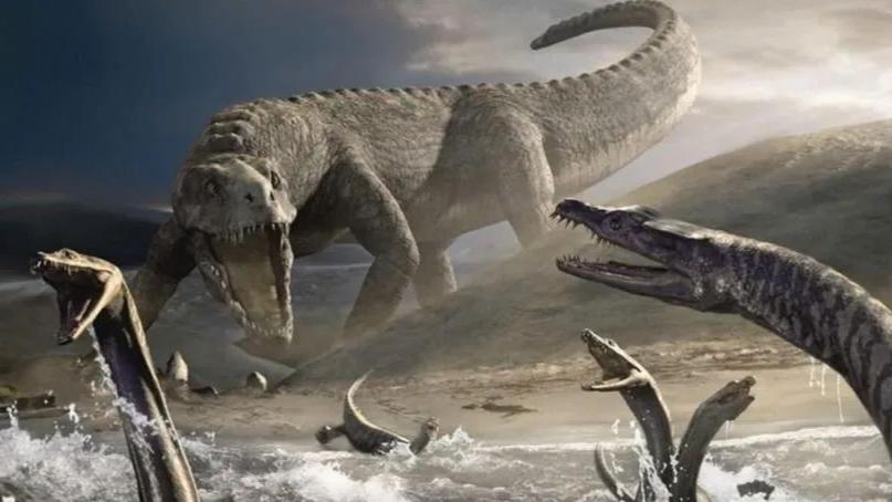 地球上有史以来最大的鳄鱼——盾鳄，体长可达15米