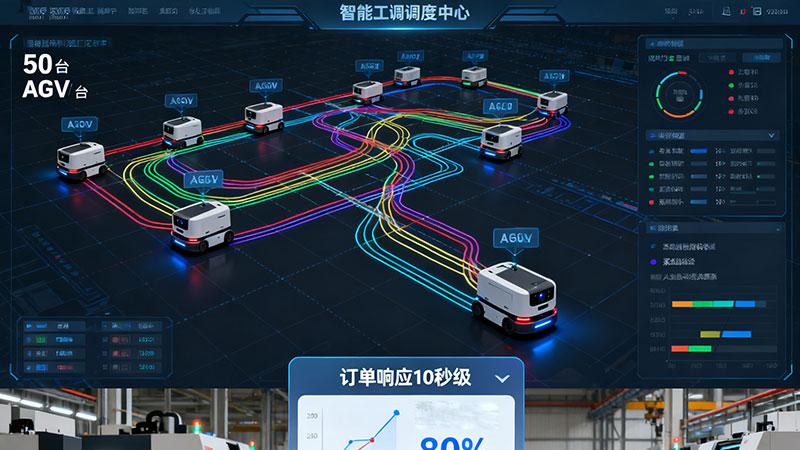 制造业物料搬运省心方案：万可机器人 AGV 搬运机器人，解决车间效率痛点