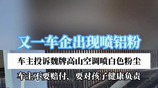 蔚来，领克，魏牌中招，为何空调喷粉成了业界普遍问题？