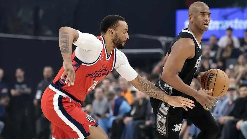 哈登21+9+12，祖巴茨24+20快船力克马刺，五连胜终结西部强敌！