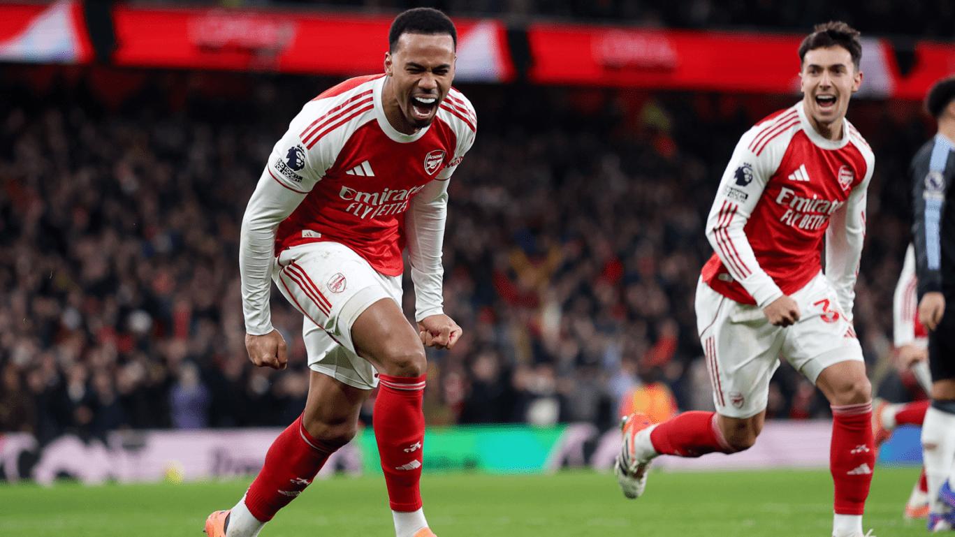 阿森纳4-1阿斯顿维拉数据统计：下半场30分钟4球，枪手冠军相尽显