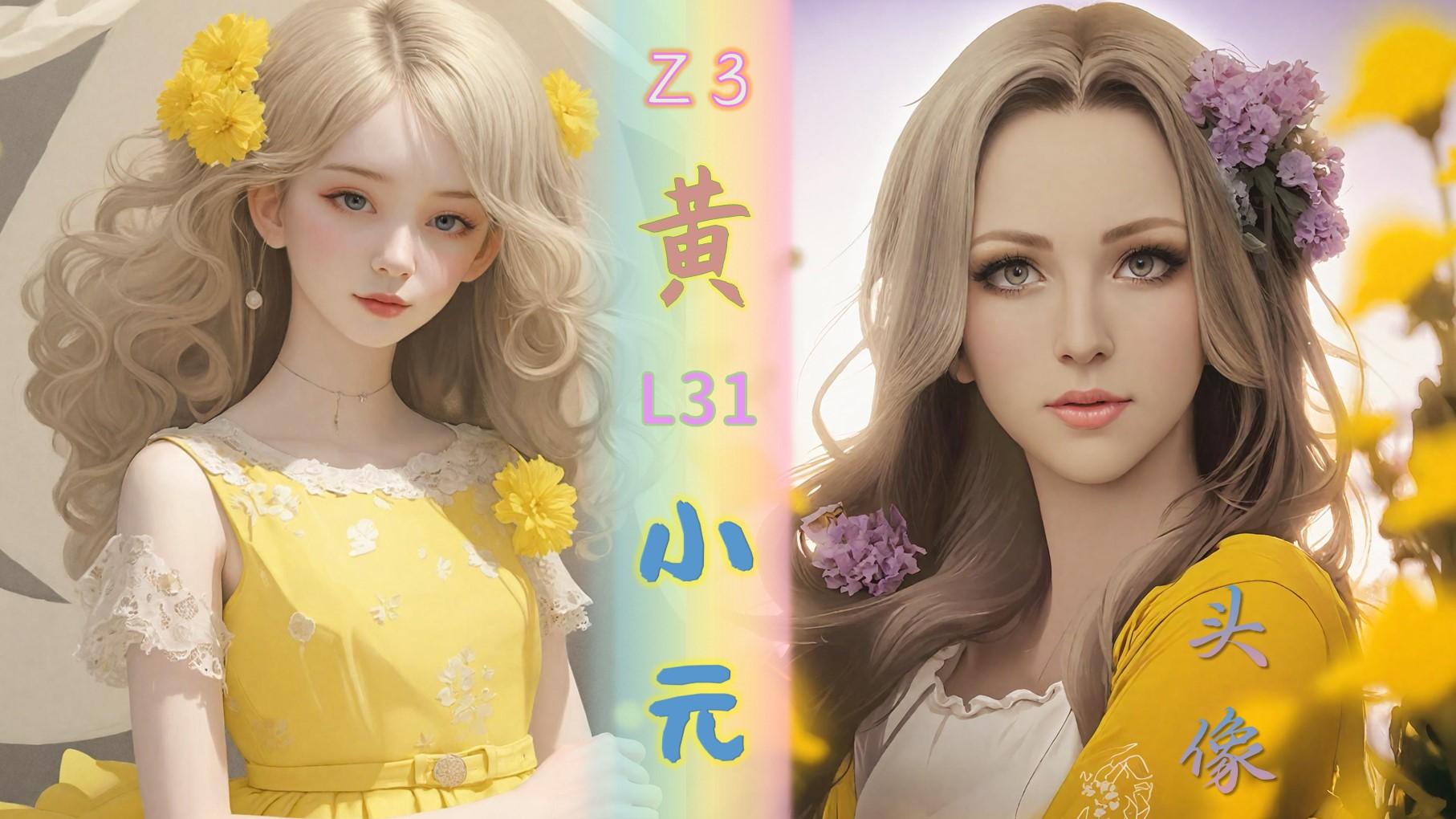 现代时尚，都市生活【黄小元】头像~女