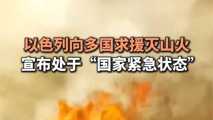 突发！以色列因山火宣布进入国家紧急状态