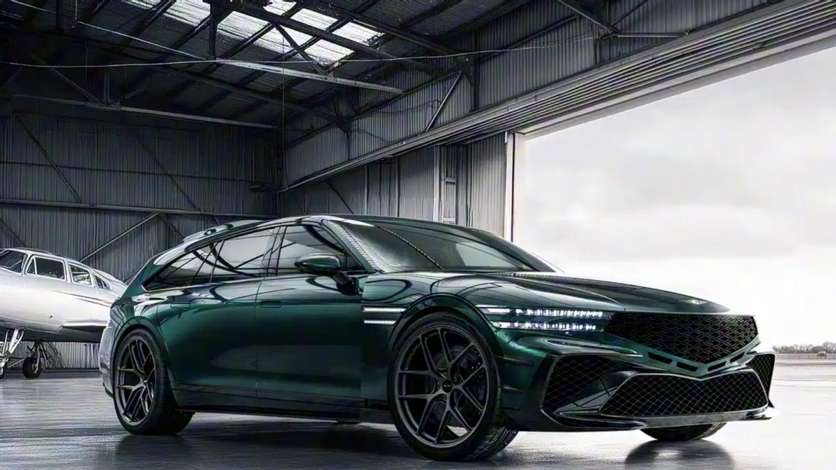 捷尼赛思G90猎装车，直接把“西装暴徒”刻在脸上