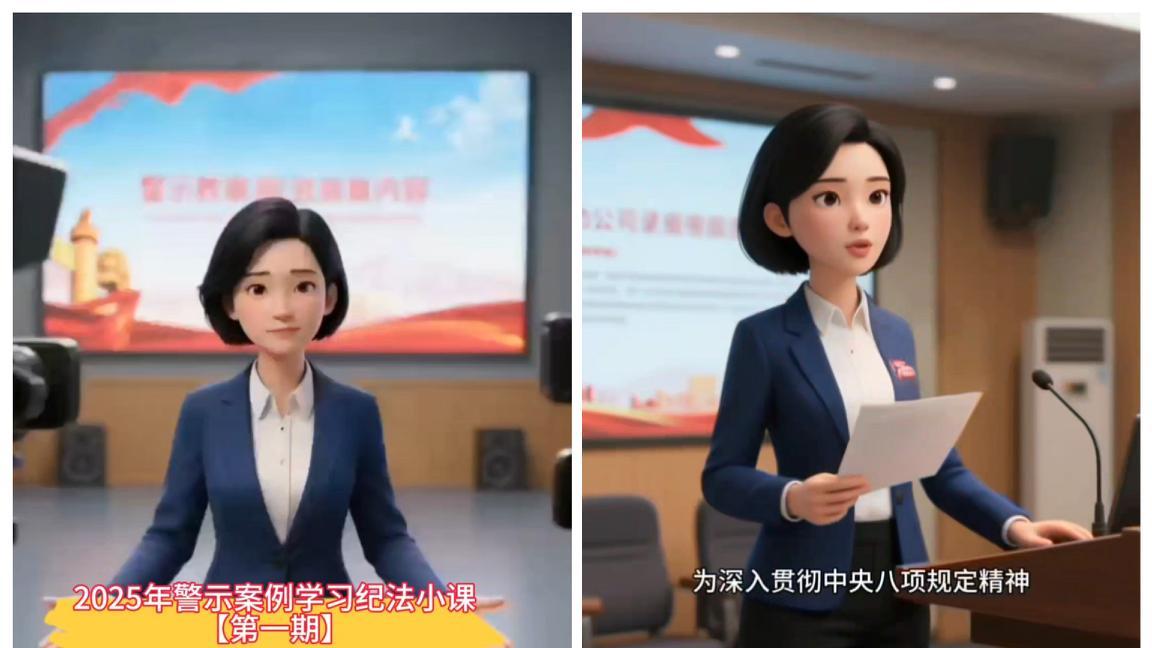 纪检AI数字人”小玲”正式上岗，赋能警示教育新模式