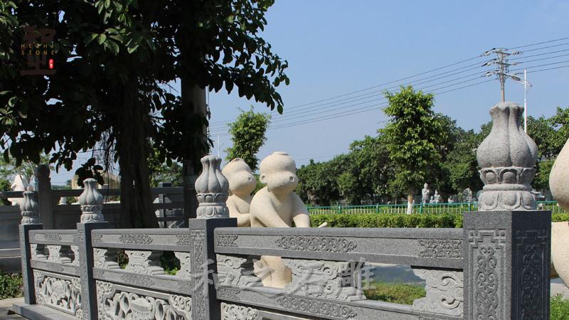 河道防护石栏杆栏板图案的多样选择
