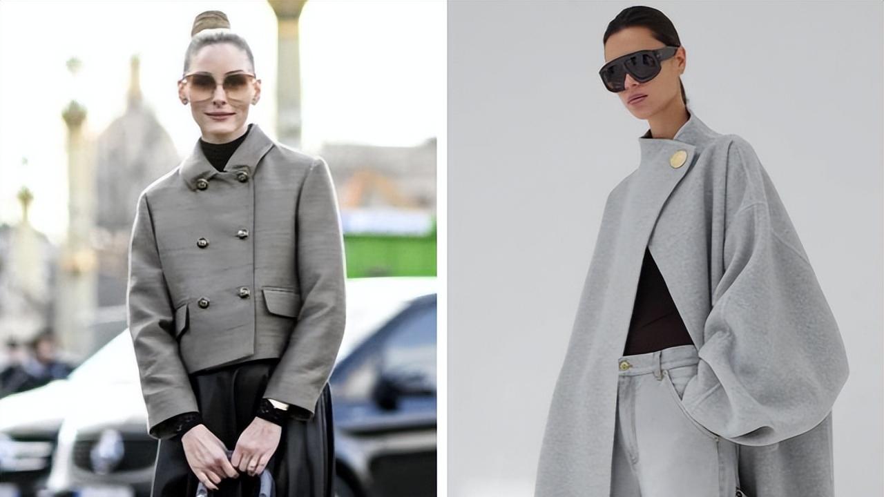 浅灰色大衣别乱搭！这4个配色公式，照着穿就高级