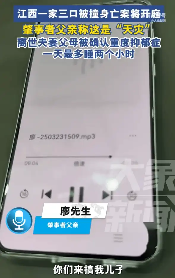 “悲剧！一家三口被撞身亡，肇事者父亲推卸责任，难道真是天意吗？”