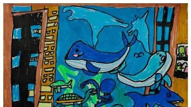 童趣绘世界，创意展童心——李一夫学生课堂作业展