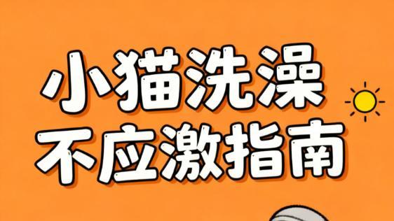 告别小猫洗澡大战！新手也能轻松拿捏