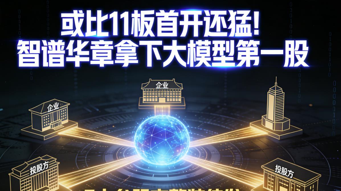 4000亿市值在路上？智谱华章冲击AGI第一股 5大参股方整装待发
