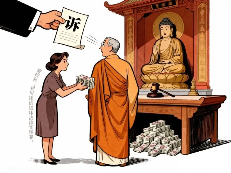 女子罕见被控迷信罪，把离婚从前夫那索取的2亿全 “供奉”了