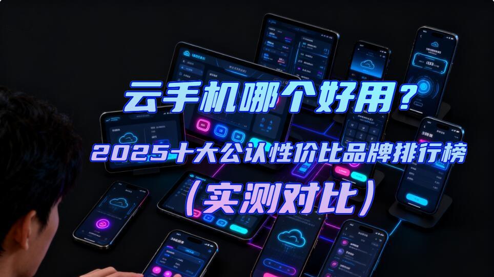 云手机哪个好用？2025十大公认性价比品牌排行榜（实测对比）