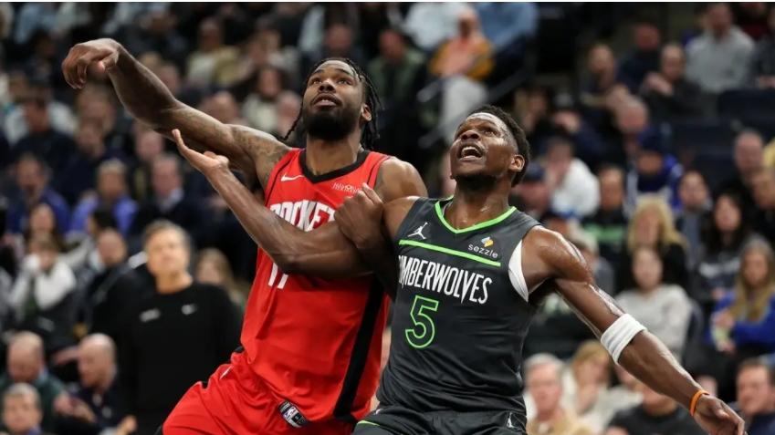 逆转！爱德华兹41分助森林狼127-114击败火箭，送对手五连败