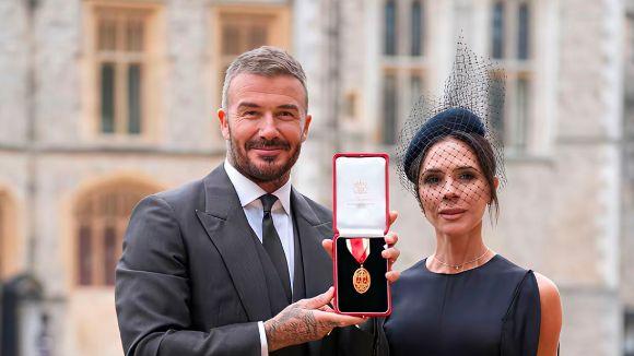 贝克汉姆获封爵士，查尔斯三世国王亲自为大卫·贝克汉姆授勋